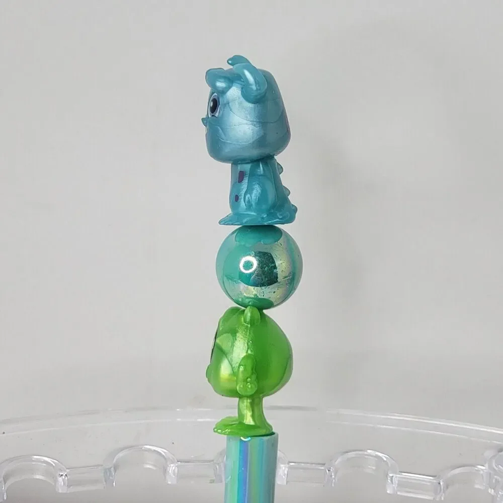 Disney Doorables Beaded Pen Mike Wazowski and Sulley from Monsters Inc